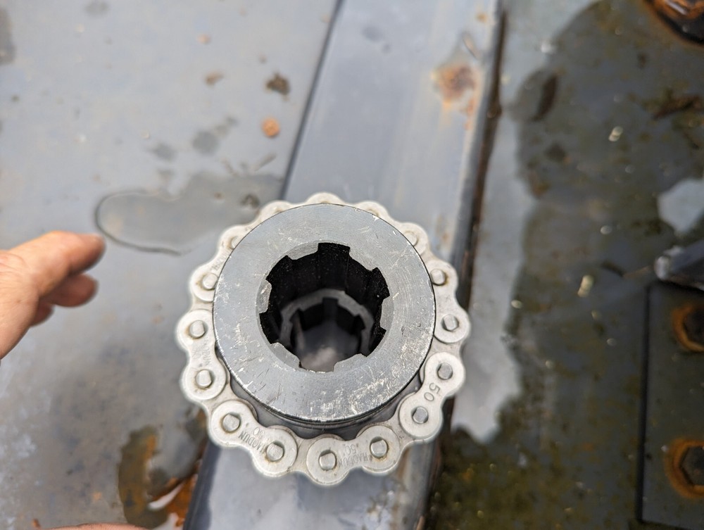 JCT AGT Wolverine Mower King brush hog Gear Box chain Coupling