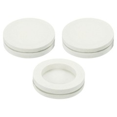 Air Conditioner Drain Stoppers 25mm/1″ Rubber Plug Replacement Part Beige 3pcs