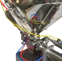 TECHTONGDA 30-300ml Stainless Steel Paste Liquid Heating Filling Machine