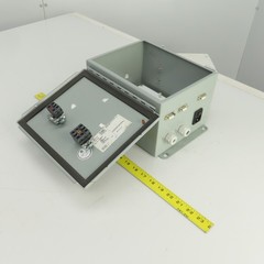 Hoffman A10086CH 10″ x 8″ x 6″ Electrical Enclosure W/Backplate & Switch