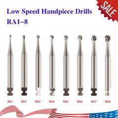 Dental Carbide Burs Straight Fissure Head Bur Latch 2.35mm RA For Low Speed