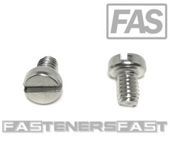 (50) M4-0.7 x6 Stainless Steel Slotted Cheese Head Machine Screw DIN84 A2 M4x6