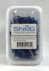 Snug Diamond Tip Concrete Screws to Anchor Mansory 1/4 x 1-3/4 inch SNG499