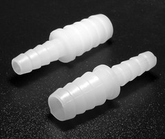 5Pcs Plastic Hose Barb Reducer Fitting, 3/8″ to 1/4″ Hose Barb Union Adapter Con