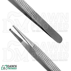 3 Pcs Bonney Tissue Forceps 1×2 Teeth Serrated Tips 7″ Surgery Instruments Set