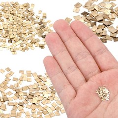 0.5 Gram (0.32DWT) Gilded Alloy Solder for Jewelry Making, 1.5×1.5mm Tiny…