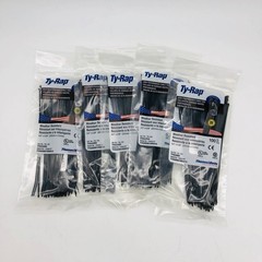 Thomas & Betts TY5232MX Cable Tie Ty-Rap 18lb 8in UV Black Nylon 500pk (.10/pc)