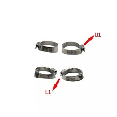 2 Types Orthodontic Dental Roth/MBT First Molar Mouth Tube Bands U2L1 16#-35#