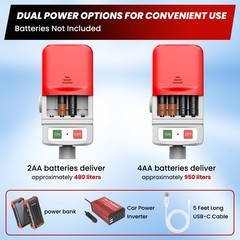 Automatic Fuel Transfer Pump with Auto-Stop Sensor(3.2 GPM), Battery Operated Ga
