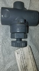 HAYWARD NV10050T 1/2″ PVC Needle Valve, NEW OLD STOCK.