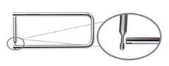 2 Instrument Stringer, 2.5″ x 8″, with Ball Tip Side Pin Lock, Premium