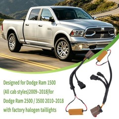 Dodge Ram 1500/2500/3500 Halogen to LED Adapter Harness with Resistor Conversion