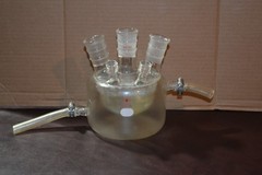 6960-35 Tapered Wall Five Neck Specialty Flask, Jacketed, 500 mL Capacity, 24/40