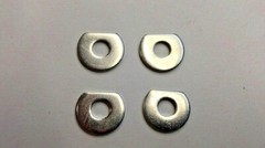 Novellus 15-00386-00 Flat sided Nickel Washers #10 Rev E (Pack Of 4)