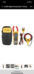 Fluke 381 Remote Display True-RMS AC/DC Clamp Meter with iFlex and 62 Max…