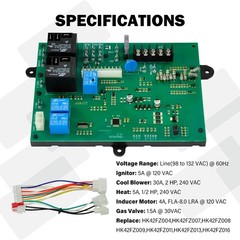 ICM282 ICM282A Furnace Control Board for Carrier Bryant Fit Carrier HK42F