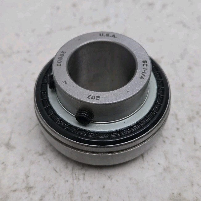 Dodge 207 SC 1-1/4 Mounted Bearing Insert 1-1/4″ Bore New See Pictures