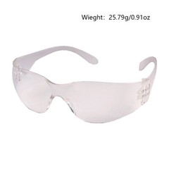 US 12 PAIR Protective Safety Glasses Clear Lens Work UV Lot of 12
