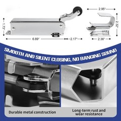 For Kason 1094 Hydraulic Door Closer Heavy Duty Walk-in Freezers Fire Door #2