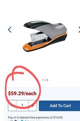 Swingline Optima 70 Desktop Jam Free Stapler Low Force, Metal Heavy Duty. FREE ✈