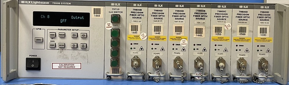 ILX LIGHTWAVE 7900B SYSTEM Precision Fiber Optic Source