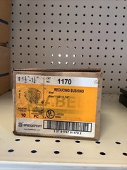 Bridgeport Reducing Bushing 1-1/2 To 1-1/4 in – Box Of 10