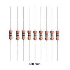 70 × Mixed 7 Colors LED Light Round 3mm 5mm free Resistor for 5V 9V 12V 24V Kit