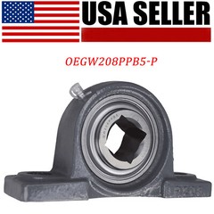 1-1/8″ Square Disc Harrow Pillow Block Bearing Tufline GW208PPB5-P FREE SHIPPING