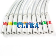Banana To Snap Pigtail ECG Adapters Cable 10pcs Per Bag AHA 30cm 0.98Feet