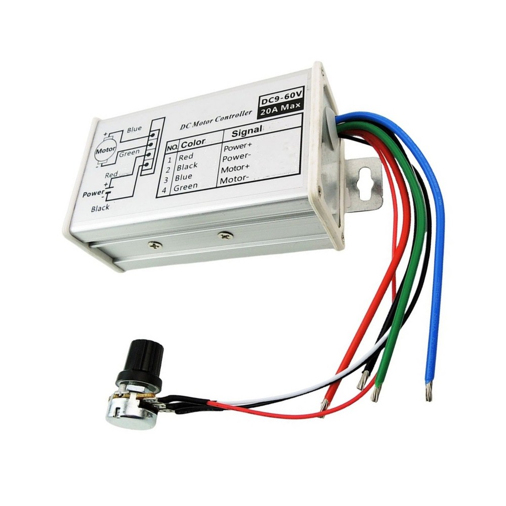 1* 25kHz PWM DC Motor Speed Controller With Durable and Sturdy Structure