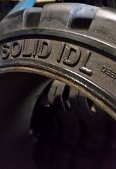 14x5x10 tires Solid IDL forklift press-on traction tire USA Made 14510