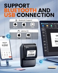 Label Maker Machine with Tape, M100 Address Barcode Label Printer, Versatile …