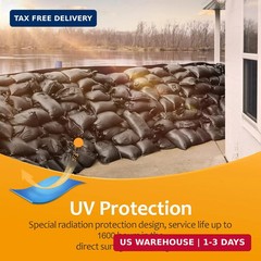 ASKIZ Heavy Duty Sand Bags with UV Protection – 16″ x 25.5″ Ultra Tough Polyprop