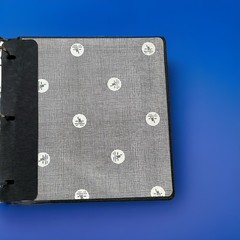 Vintage Columbia Black Pebble 3 Ring Binder 3″ Spine Heavy Duty Made in USA