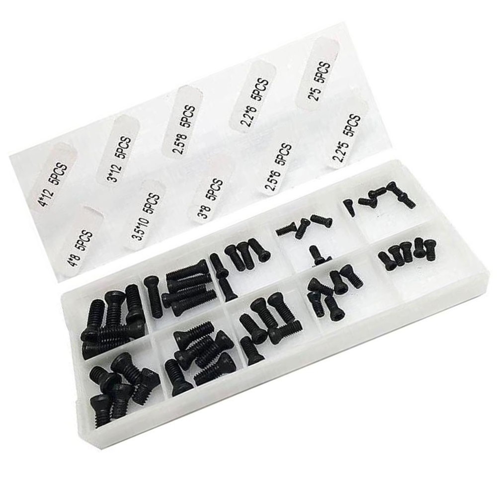 CNC Screws Pack of 50 for Carbide Insert Tools with Multiple for Sizes Available