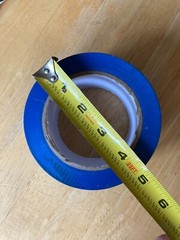 2″ Blue Electrical Vinyl PVC Tape Roll 2″ x 66 ft