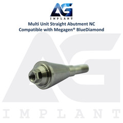 5 Straight Multi Unit Prosthetic NC X-FIT Megagen® BlueDiamond Compatible 4.8mm