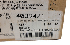 New Siemens 40DP32AF NEMA Size 1 Contactor 120V-AC 27A 10HP D648188