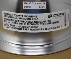 NEW Cooper Halo Recessed Light HM612840 6″ LED Module 4000K + 61MDC Reflector