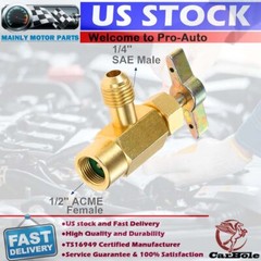 Can Tap Valve Dispenser Opener Recharge Tank Adapter 1/4SAE hose Self Seal
