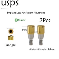 US Hiossen overdenture locator abutment Regular 3.7mm Fits 3/4/5.0mm