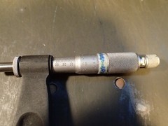 Moore & Wright 225-250mm x .02mm Oustide Micrometer with Calibration Rod England