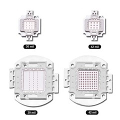 3W 10W 50W 100W High Power Smd Led Chip Red 620nm 660nm Light Emitting Diodes