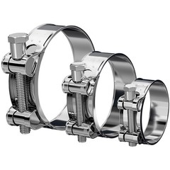 Hose Clamps-Clips 304/201 Stainless Steel Heavy Duty T Bolt Exhaust 17mm-502mm