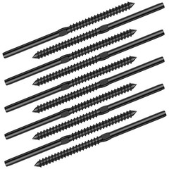 100 Pack T316 Stainless Steel Swage Lag Screws for Deck Cable Railing Kit