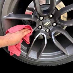 200 Pieces Red Shop Towel Large 15×15 Cleaning Rags, Fast Free Shipping, A Grade