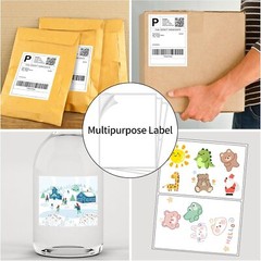 8.5×5.5 Shipping Labels Rounded Corner Self Adhesive 2 Per Sheet 50-5000 Labels