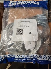 Gripple #3 WIRE W/ uni-strut Lock Hanger For Hvac Duct Work