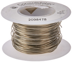 3819-100 Hook-Up Wire, 24 AWG, Solid Tinned-Copper Bus Bar, 100′ L,Silver