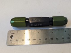 Dundick Class X Metric Thread Plug Gauge Go 8.12mm / No Go 8.14mm